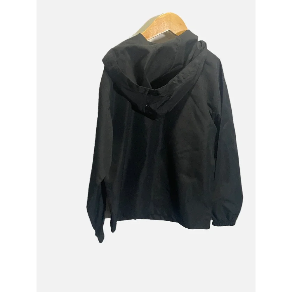 Champion Windbreaker Kids YM 7-8 Black Mizzou Tigers Half Zip Hooded Pullover